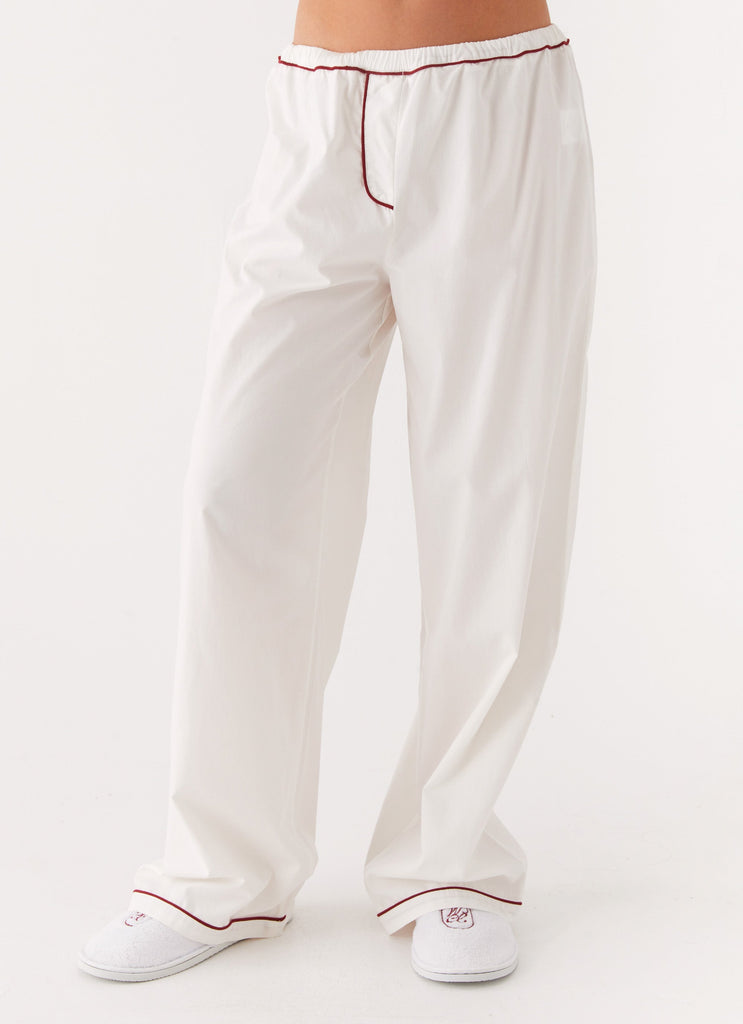 Harry Pyjama Pants - White