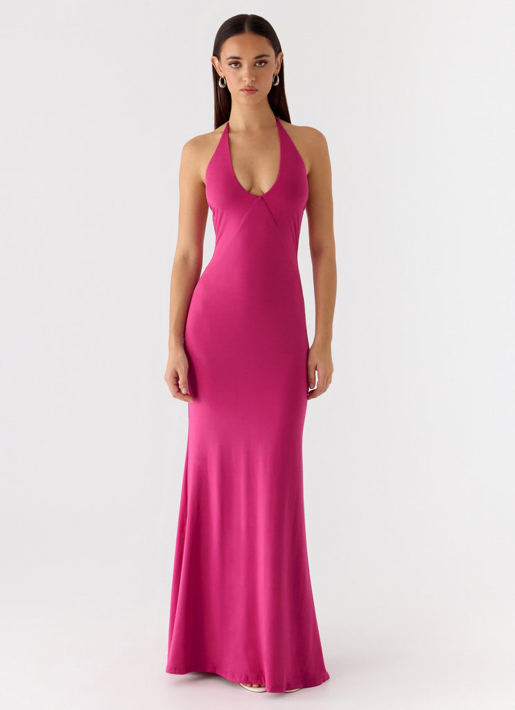 Have Your Attention Maxi Dress - Fuchsia Fuchsia / US 16 Have Your Attention Maxi Dress - Fuchsia Fuchsia / US 16