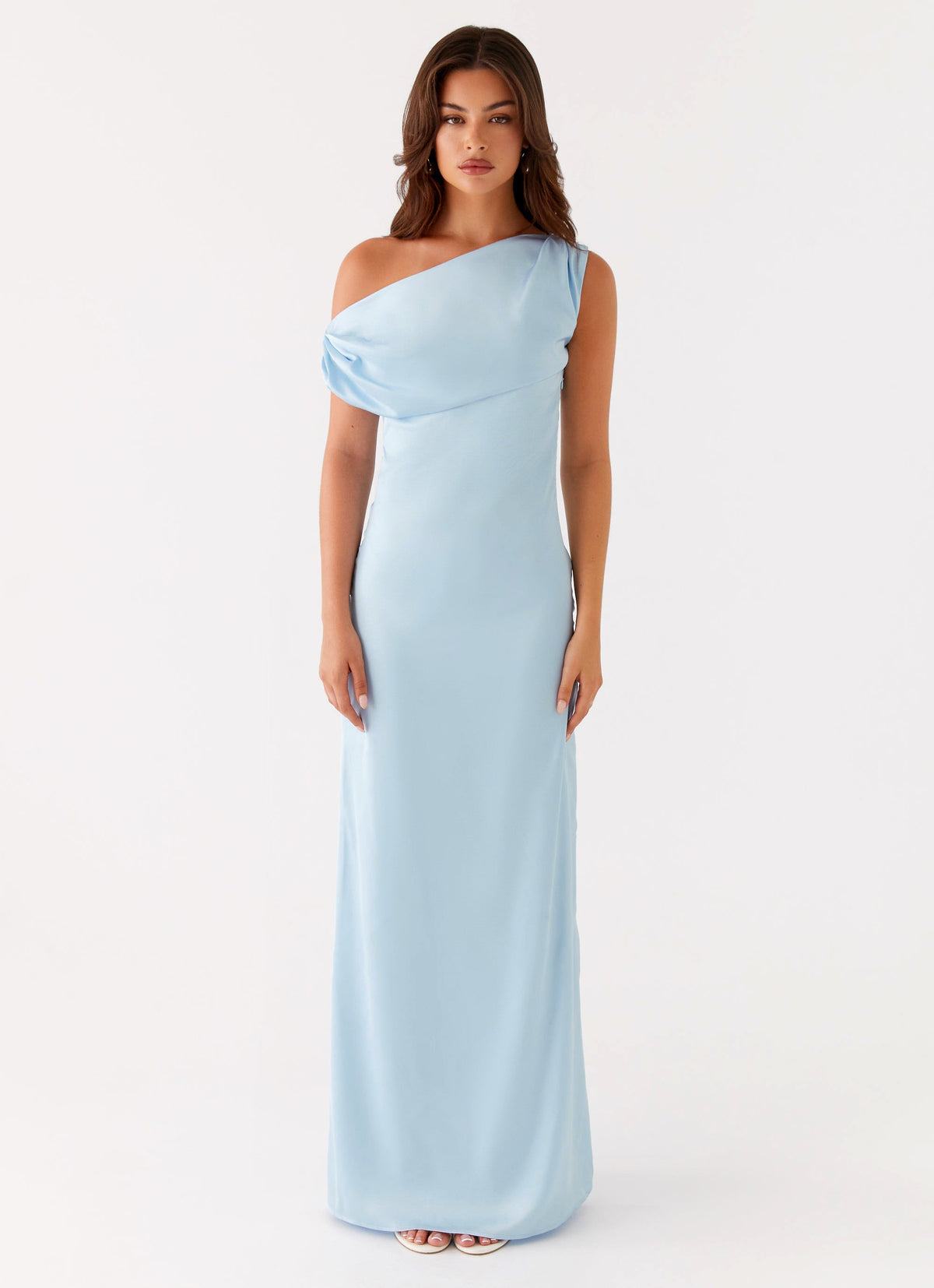 Heart Of Glass Satin Maxi Dress