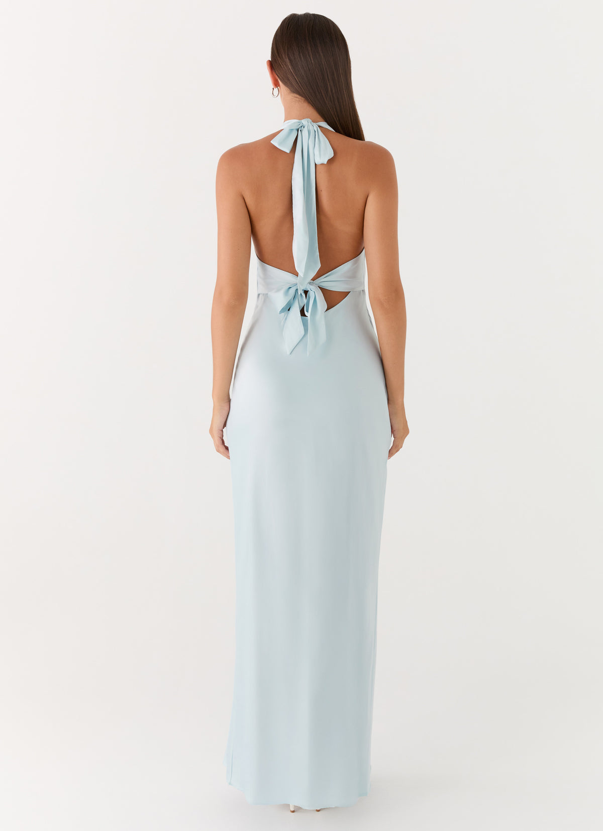Peppermayo Dresses | Heavy Hearted Satin Maxi | Color: Blue | Size: 4