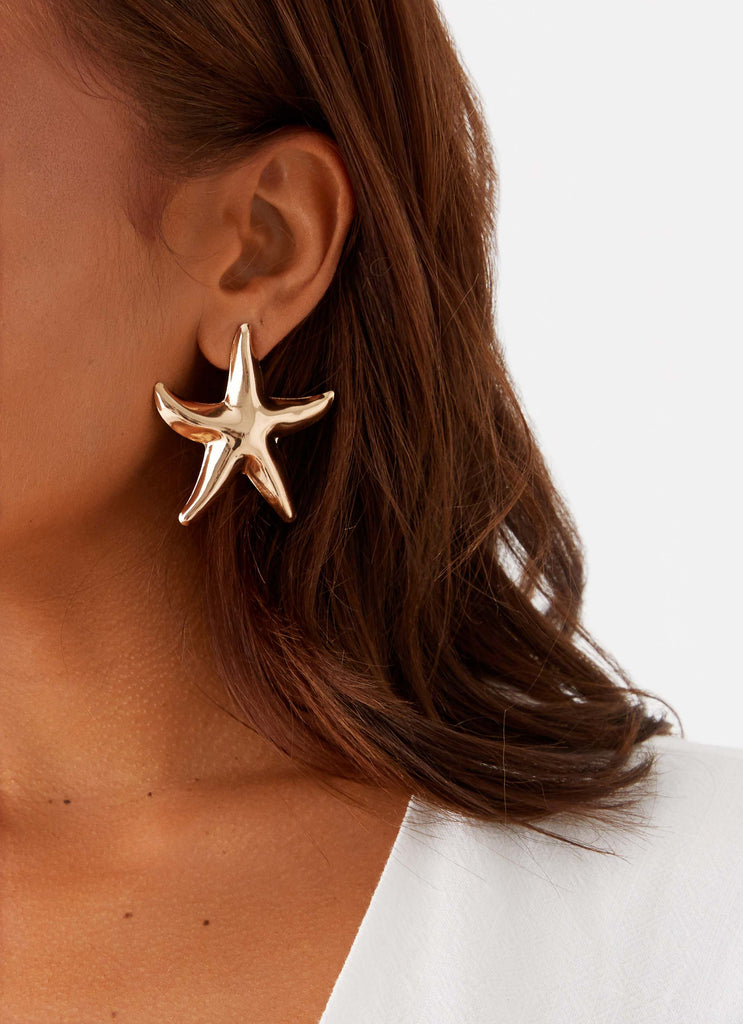 Hidden Treasure Earrings - Gold Peppermayo US Hidden Treasure Earrings - Gold Peppermayo US