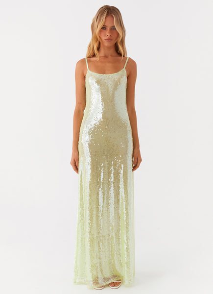 Higher Level Sequin Maxi Dress