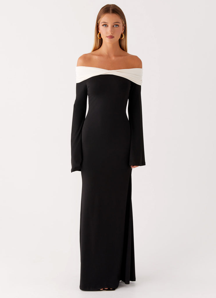 black dress hit the floor Black bridesmaids dress Worn once Bottom inch-inch