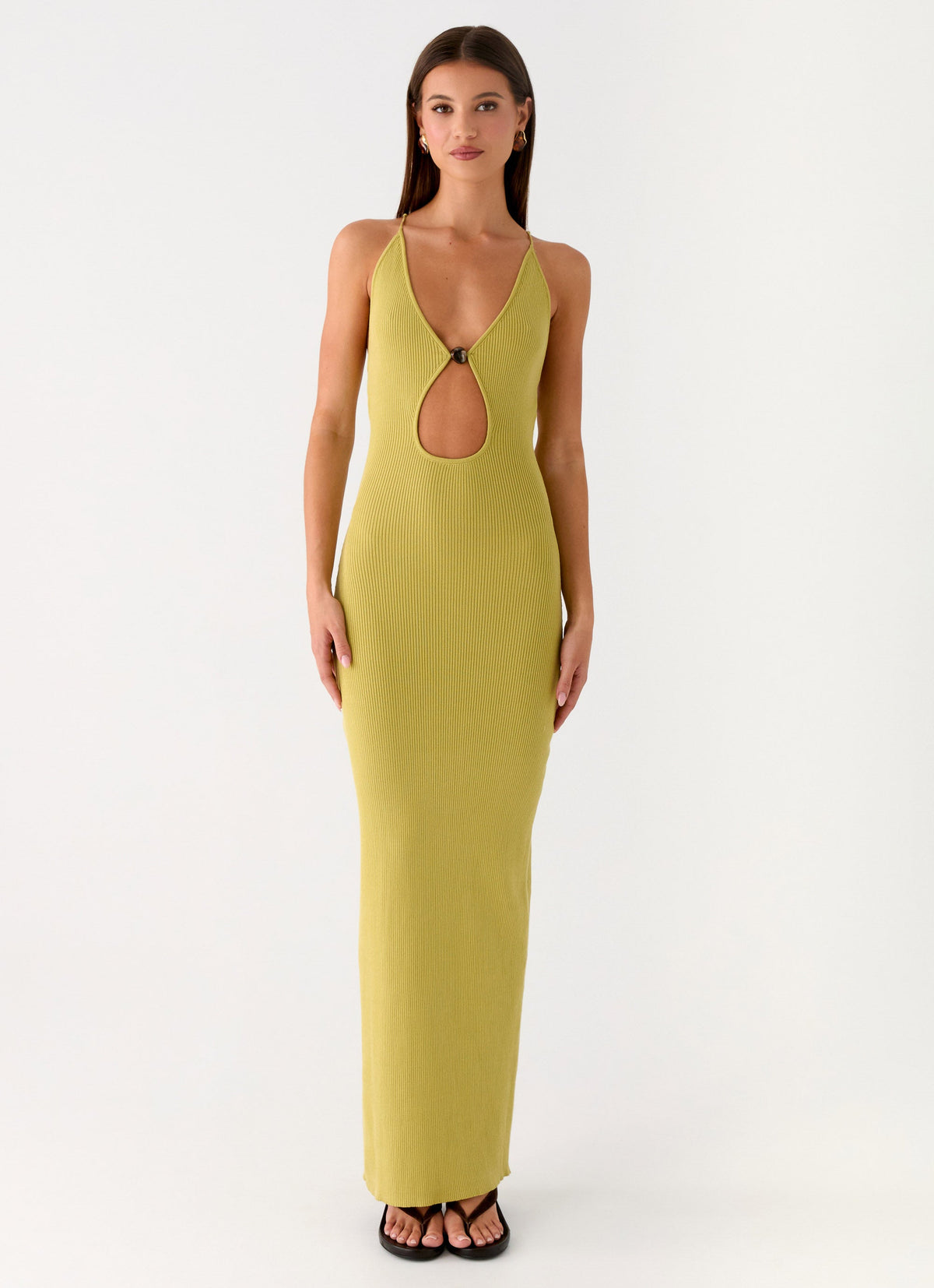 Hold On Tight Knit Maxi Dress