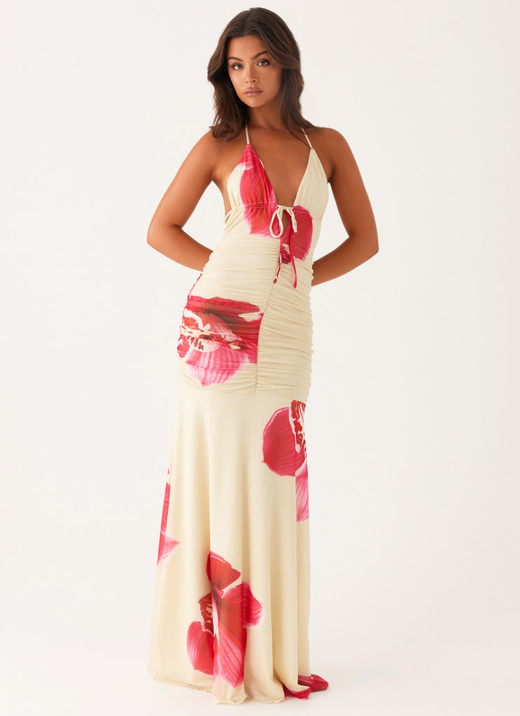 Hollywood Maxi Dress - Orchid Yellow Peppermayo US Hollywood Maxi Dress - Orchid Yellow Peppermayo US