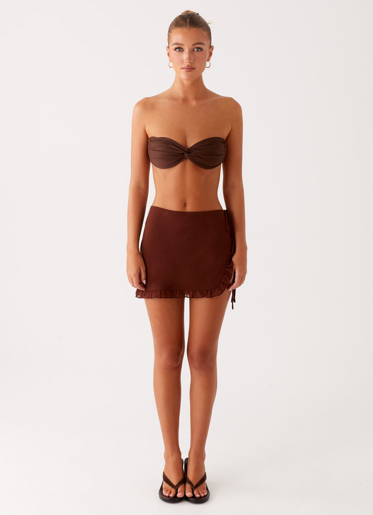 Iggy Mini Skirt - Chocolate