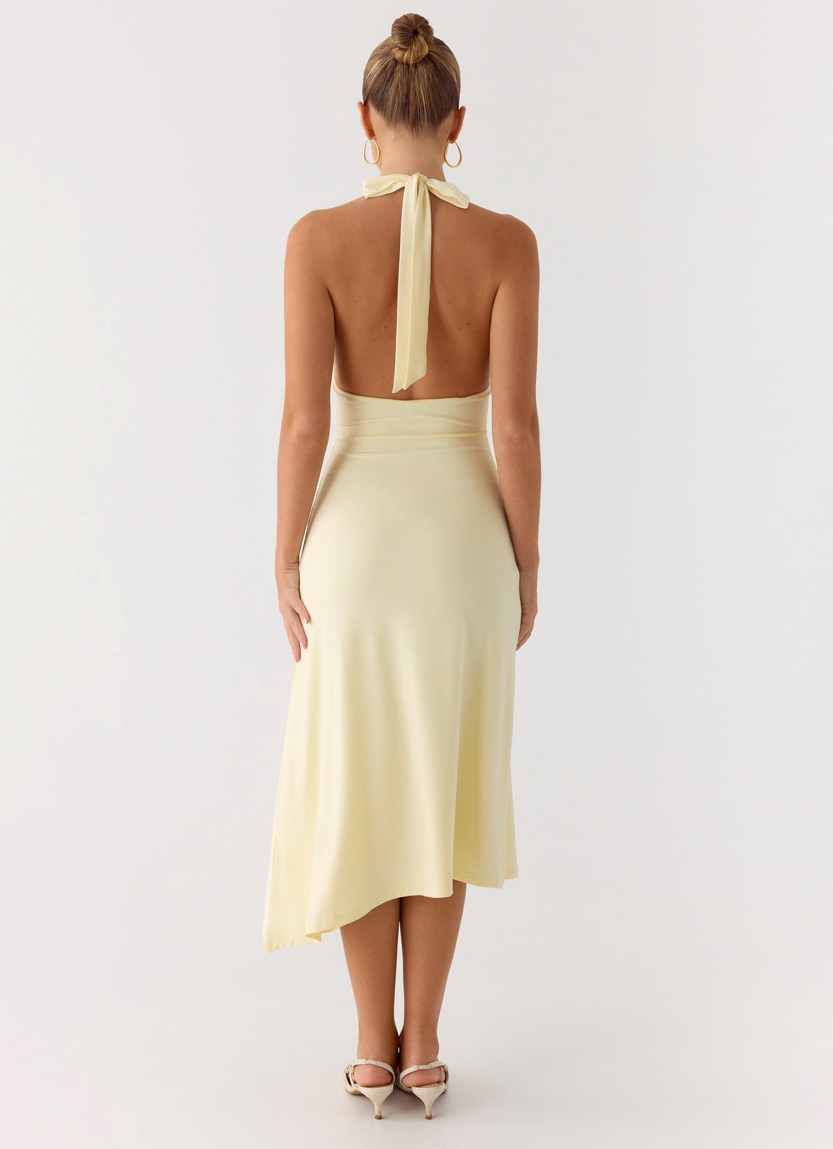 Illuminate Halter Midi Dress