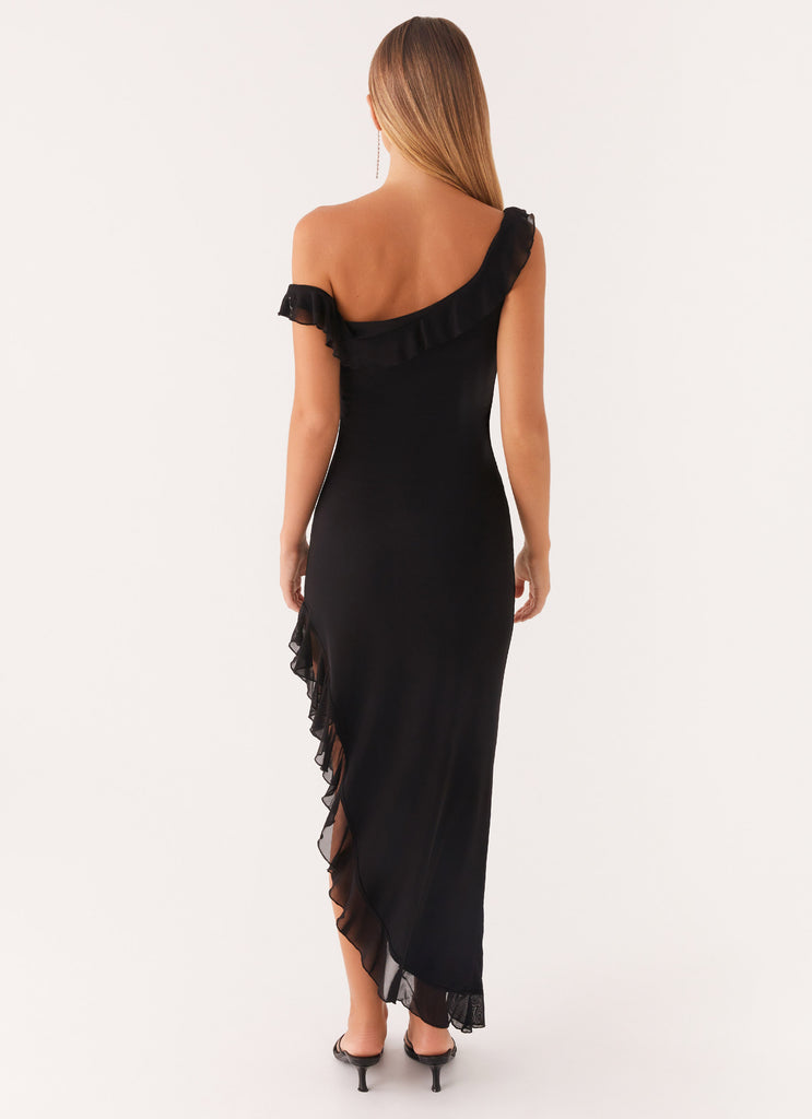 Impossible Cut Out Midi Dress - Black