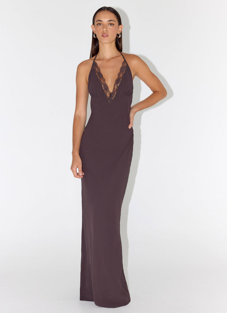 knee length dresses for ladies Indya Halter Maxi Dress