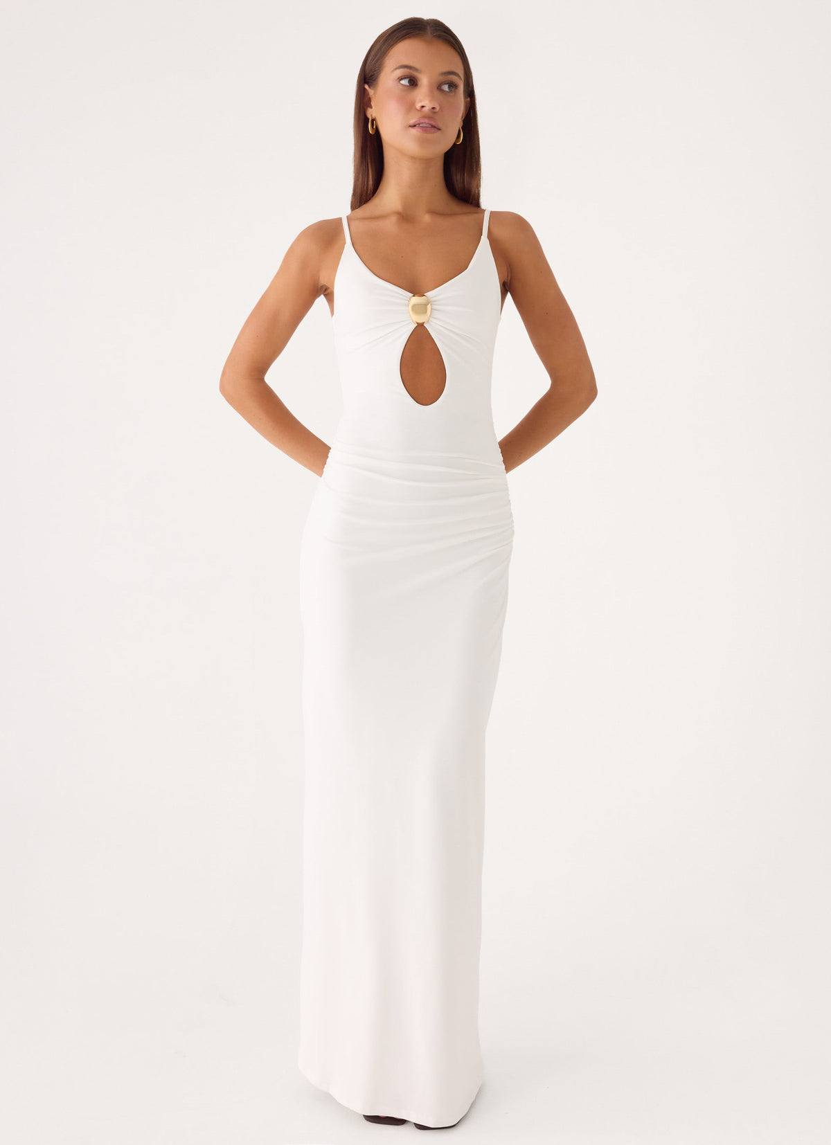 White Sorority Dress | Inez Maxi Dress