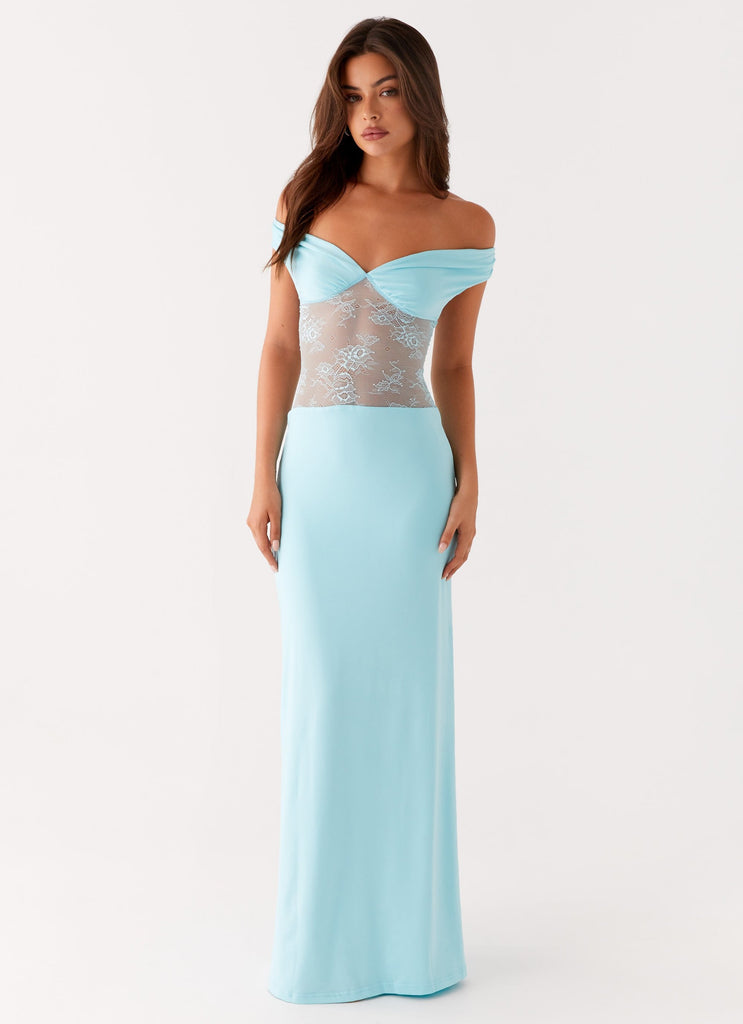 turquoise dresses for women Infatuation Lace Maxi Dress