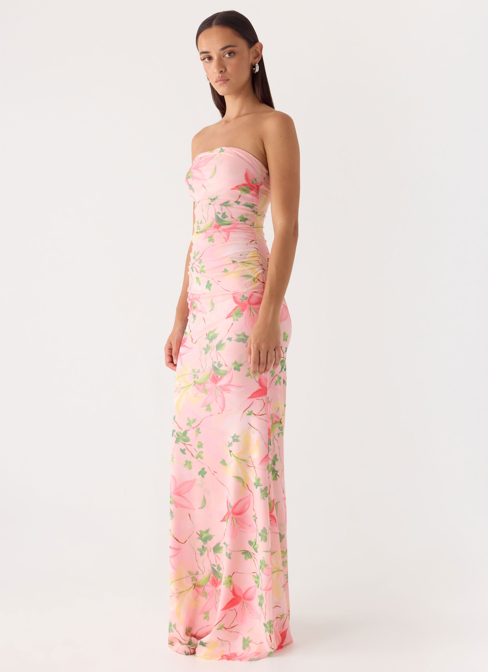 Dress Max Spring Iroha Strapless Maxi Dress - Blooming Spring – Peppermayo US