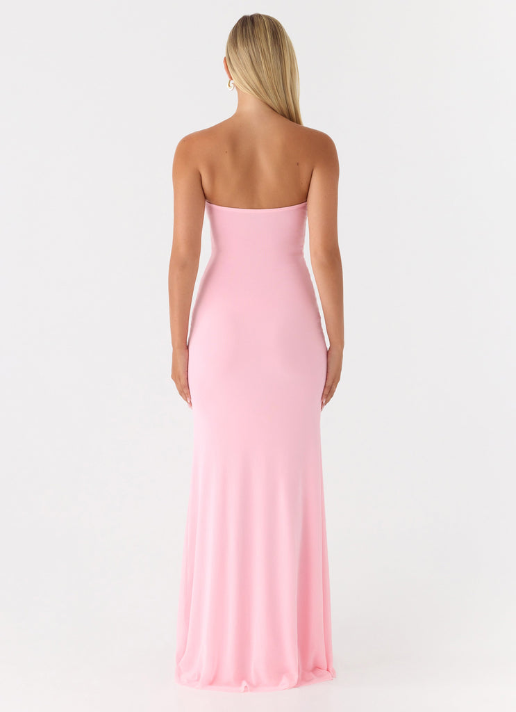 Iroha Strapless Maxi Dress - Pink Pink / US 16 Iroha Strapless Maxi Dress - Pink Pink / US 16