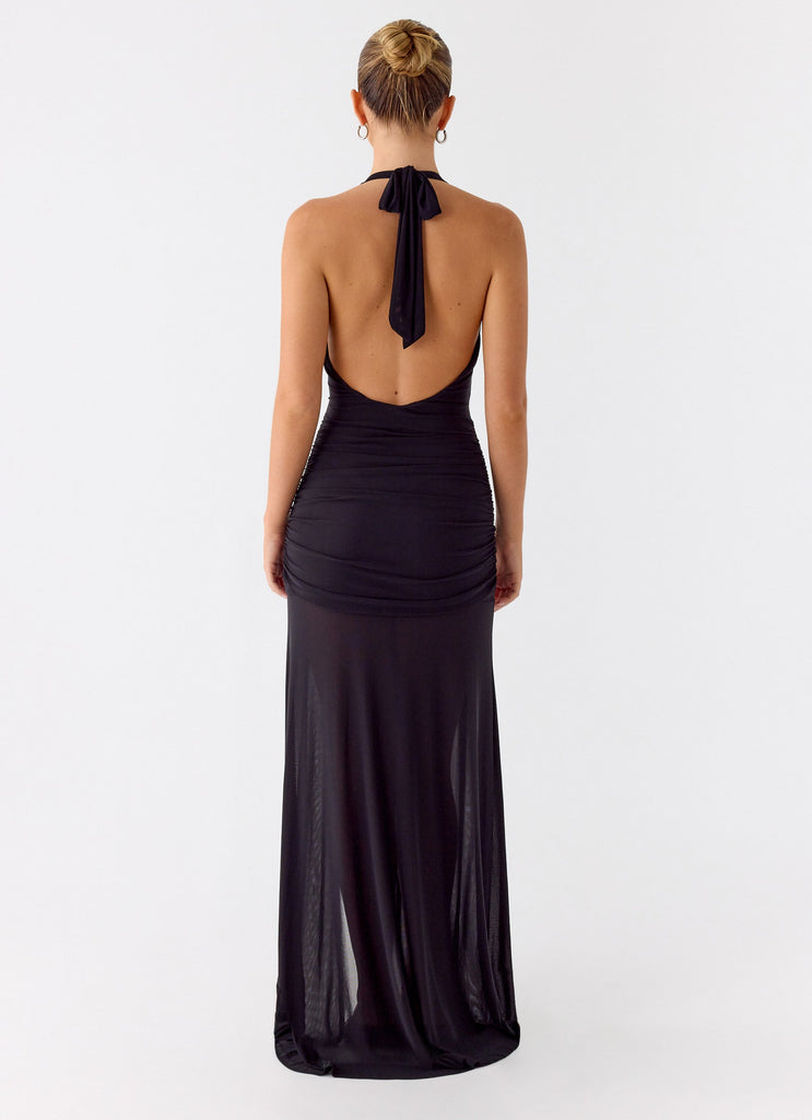 Island Muse Maxi Dress - Black Black / US 10 Island Muse Maxi Dress - Black Black / US 10