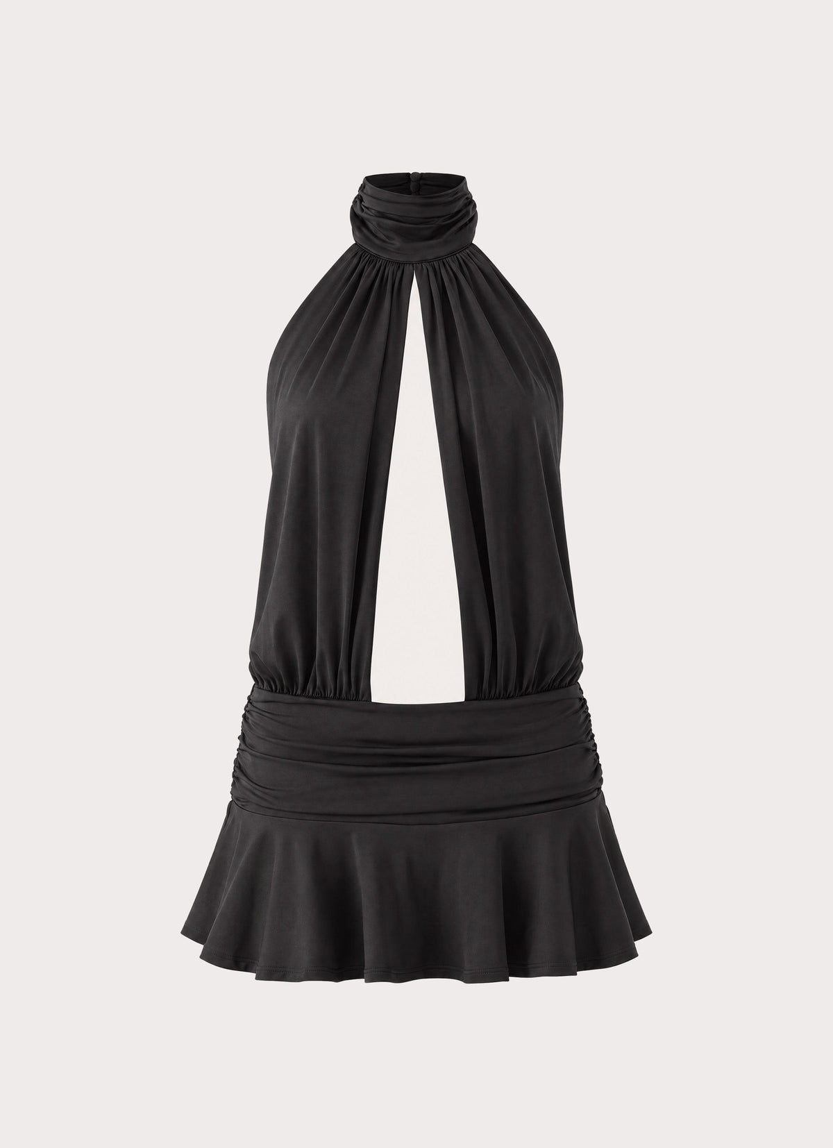 Ivy Heart Mini Dress - Black