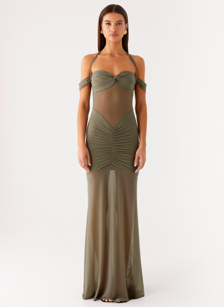 Ivy Lane Maxi Dress - Olive Olive / US 4 Ivy Lane Maxi Dress - Olive Olive / US 4