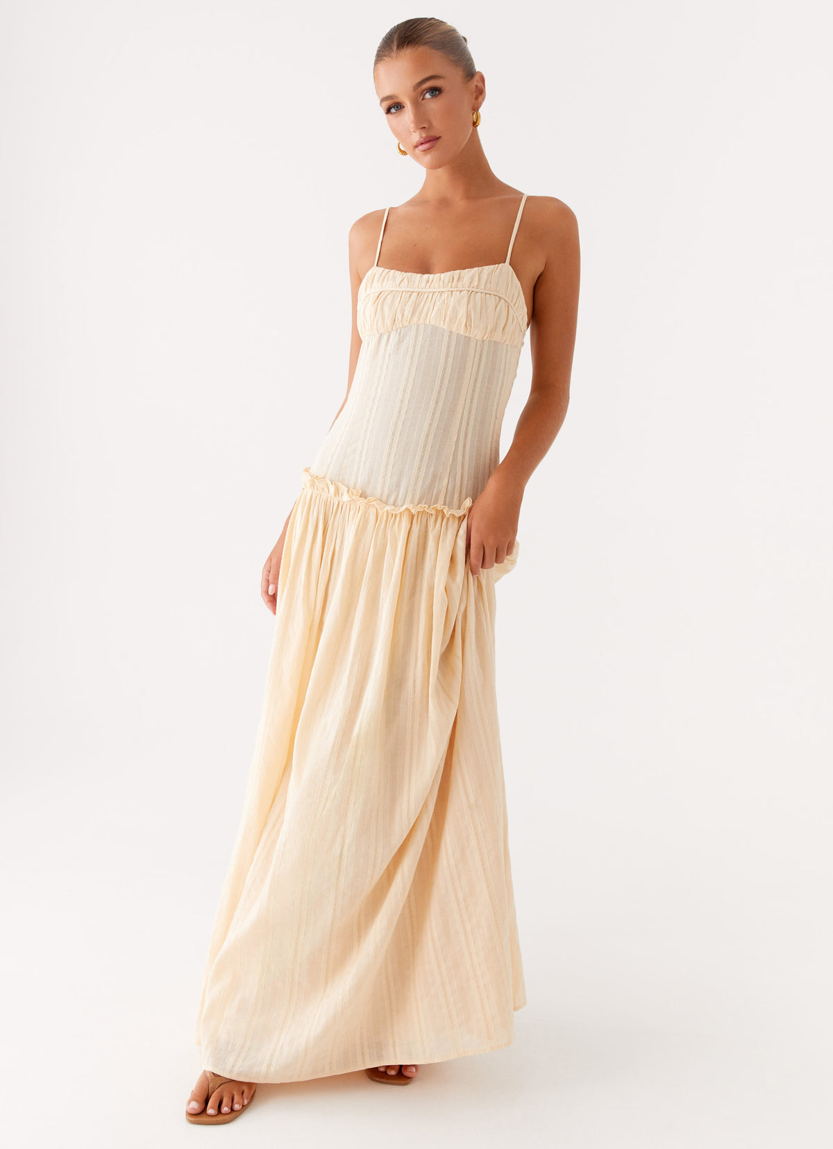 Jacinda Drop Waist Maxi Dress
