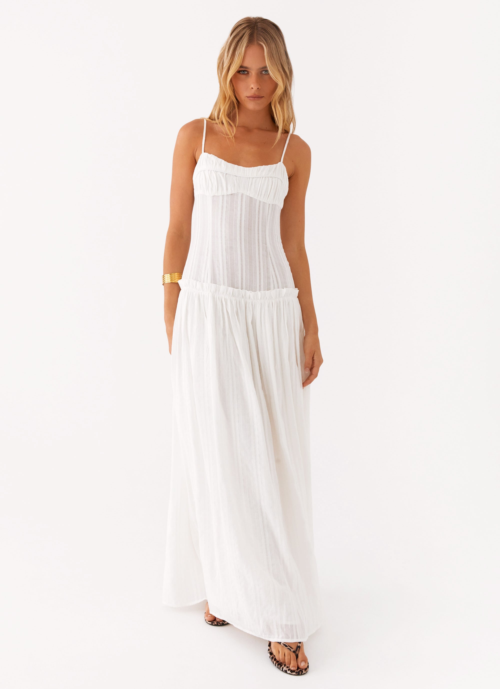 Jacinda Drop Waist Maxi Dress