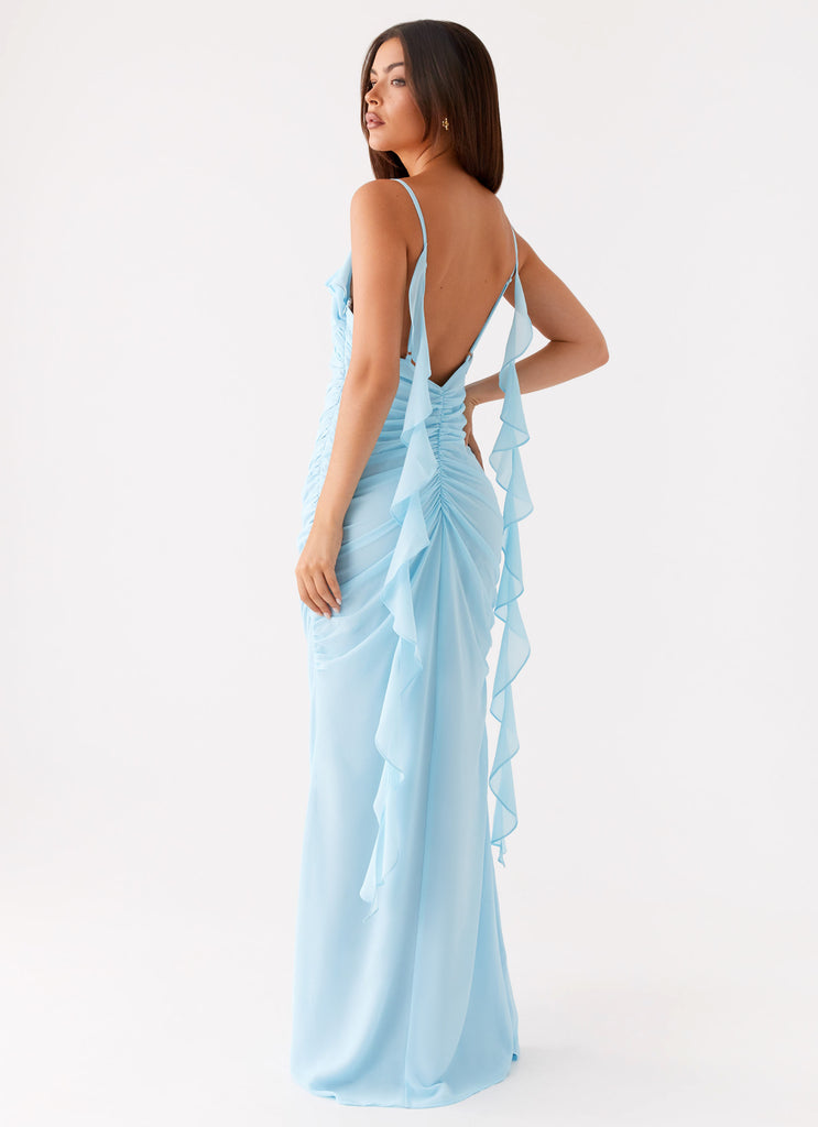 peppermayo light blue dress Jasmina Maxi Dress