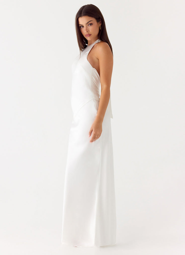 peppermayo white maxi dress Cherry Sky Maxi Dress