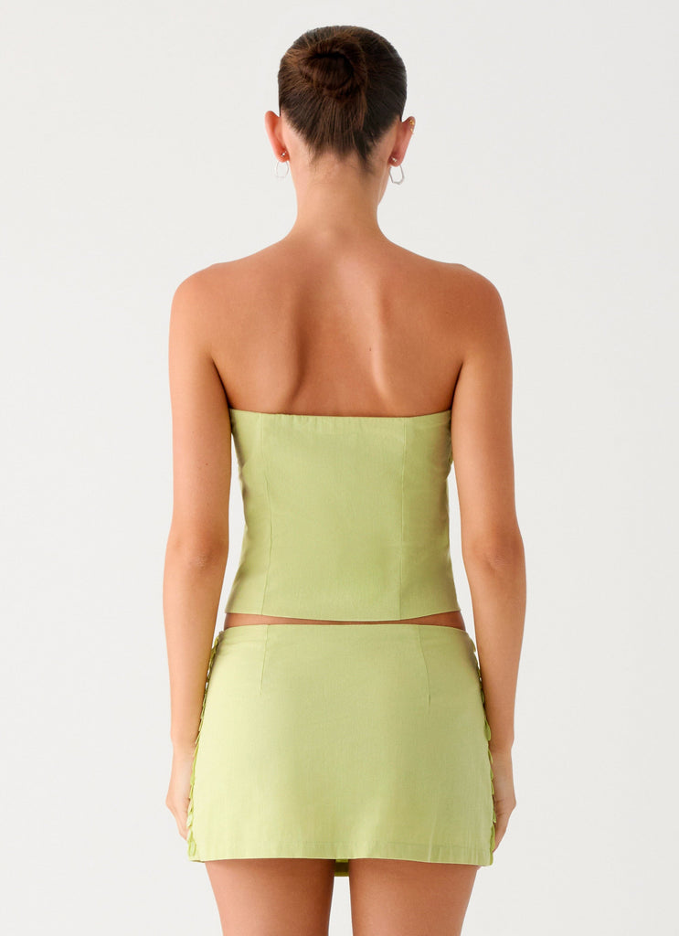 Jennie Beaded Mini Skirt - Green Peppermayo US Jennie Beaded Mini Skirt - Green Peppermayo US