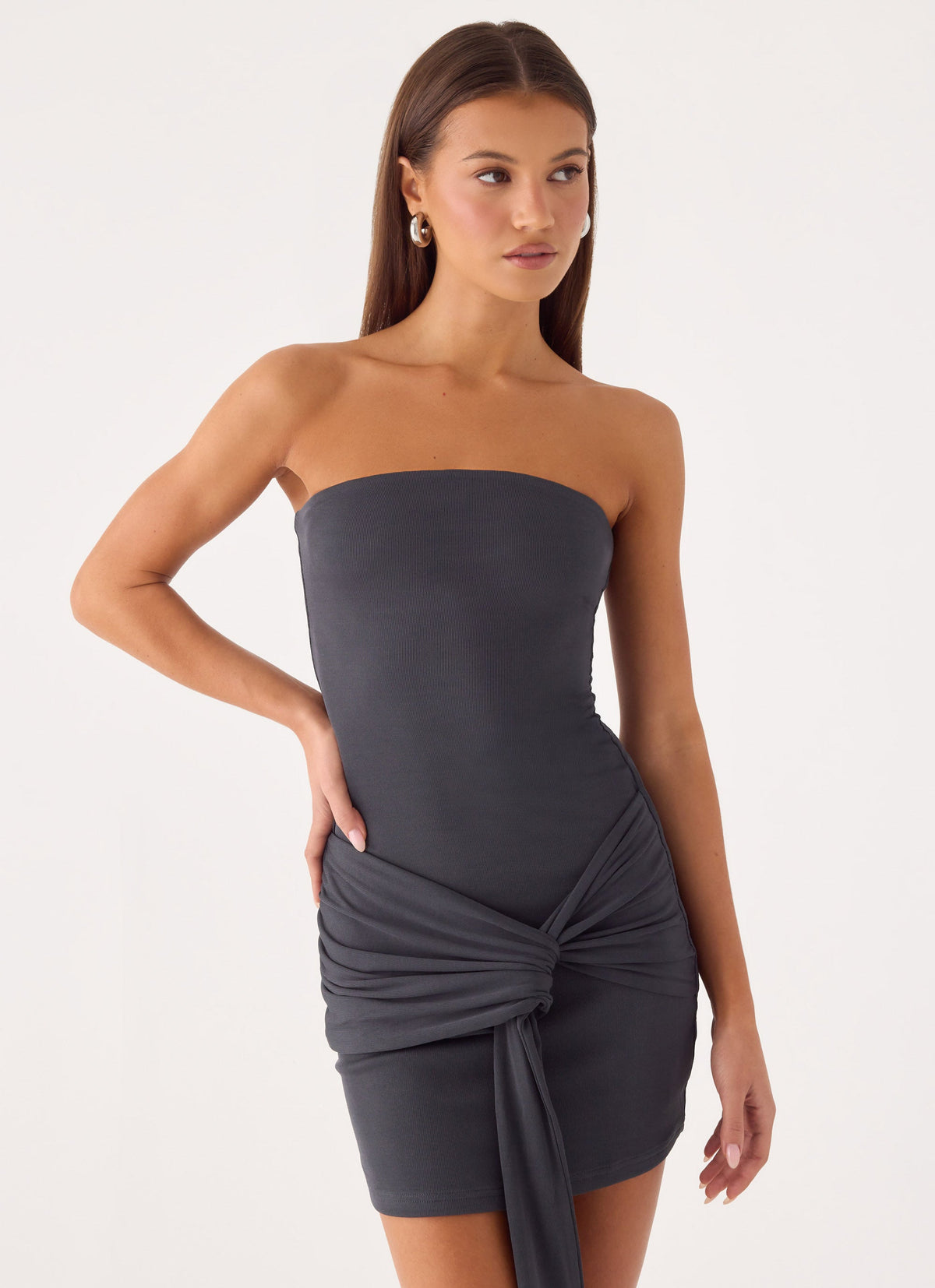 Jiliana Strapless Mini Dress