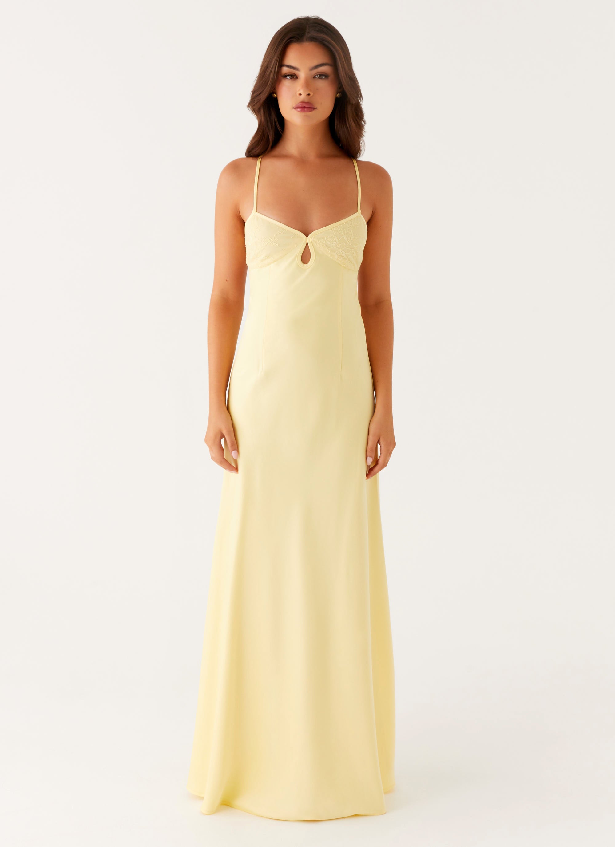 Joanie Maxi Dress - Yellow – Peppermayo US