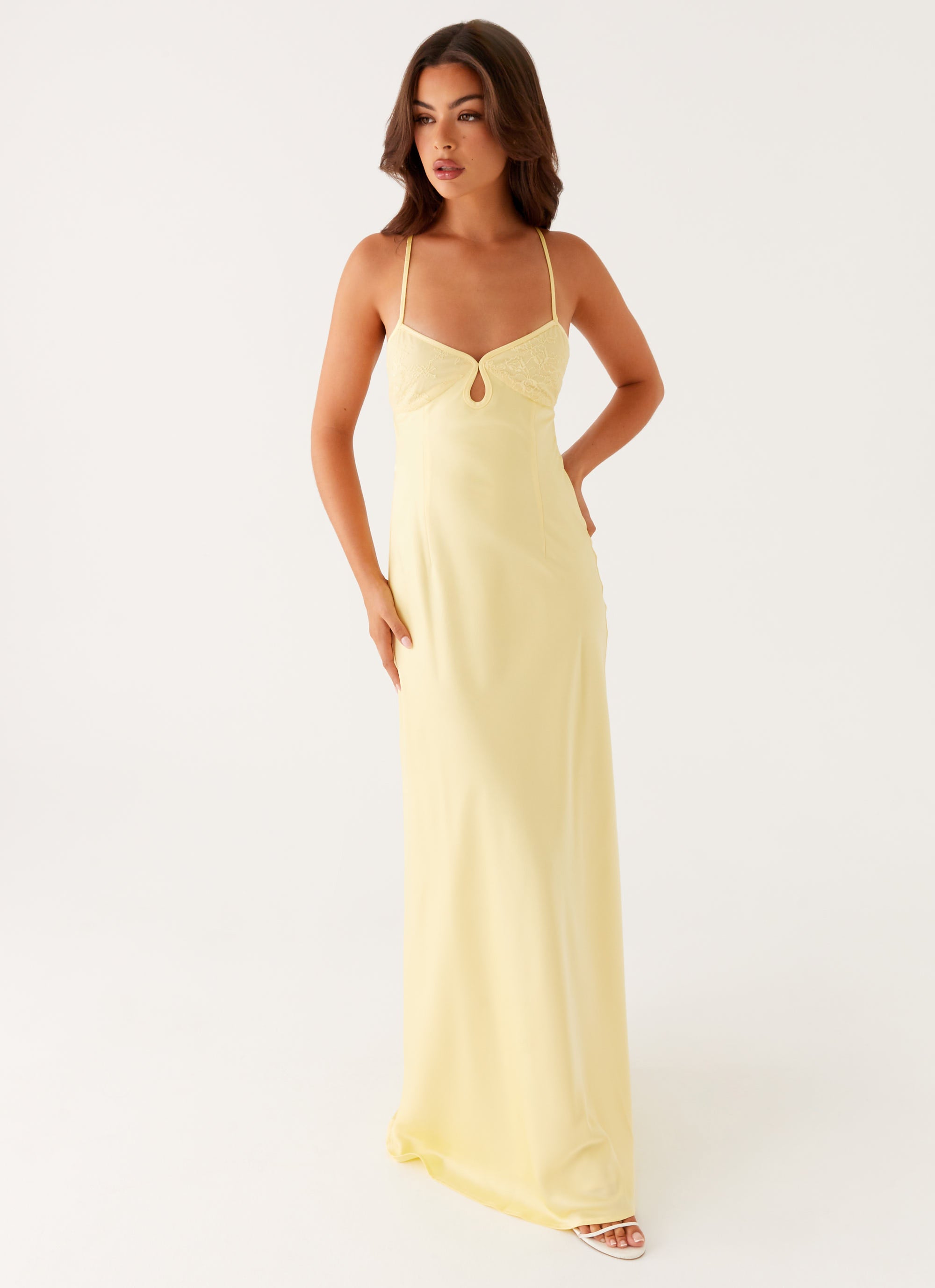 Joanie Maxi Dress - Yellow – Peppermayo US