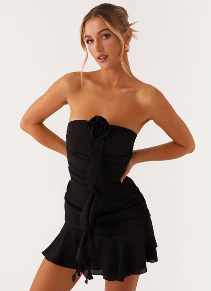 Jodie Mini Dress - Black – Peppermayo US