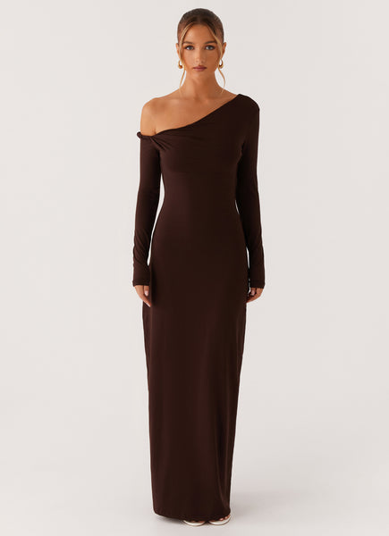 yahaira maxi dress in dark brown TOMS Women's Jaclyn Leather Heel, Brown, Size 12