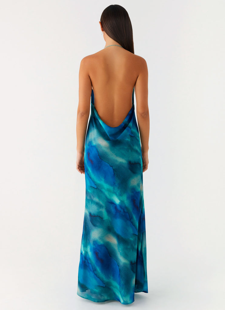 Journey Maxi Dress - Blue Tie Dye