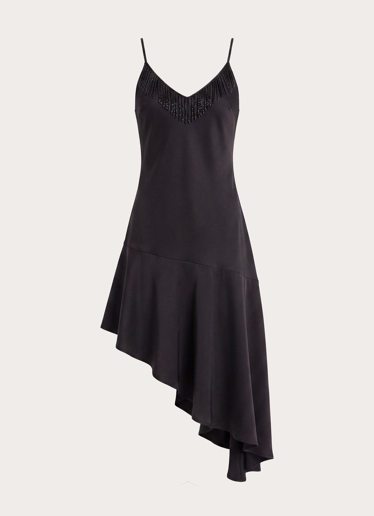 Julienna Satin Midi Dress - Black