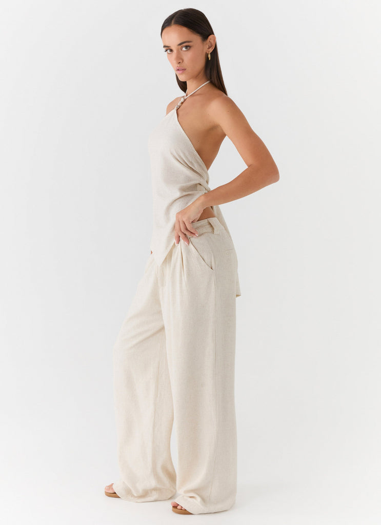 Julissa Halter Top - Oat Peppermayo US Julissa Halter Top - Oat Peppermayo US