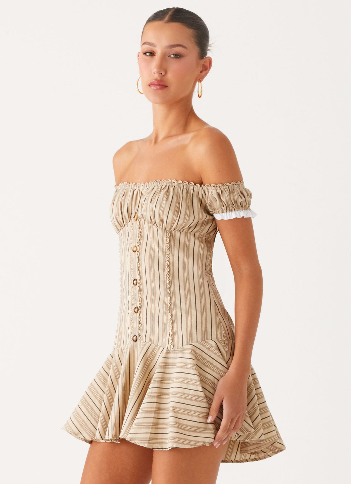 Jumana Off Shoulder Mini Dress