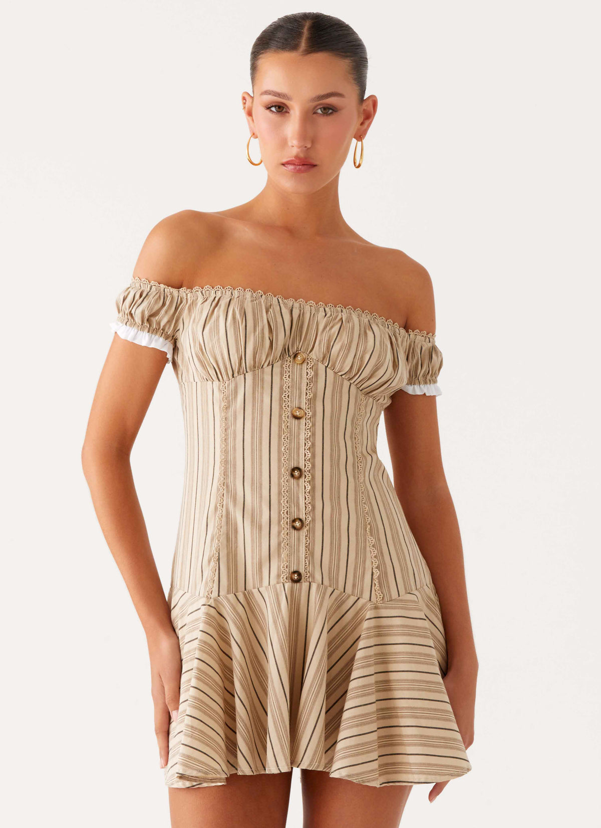 Jumana Off Shoulder Mini Dress