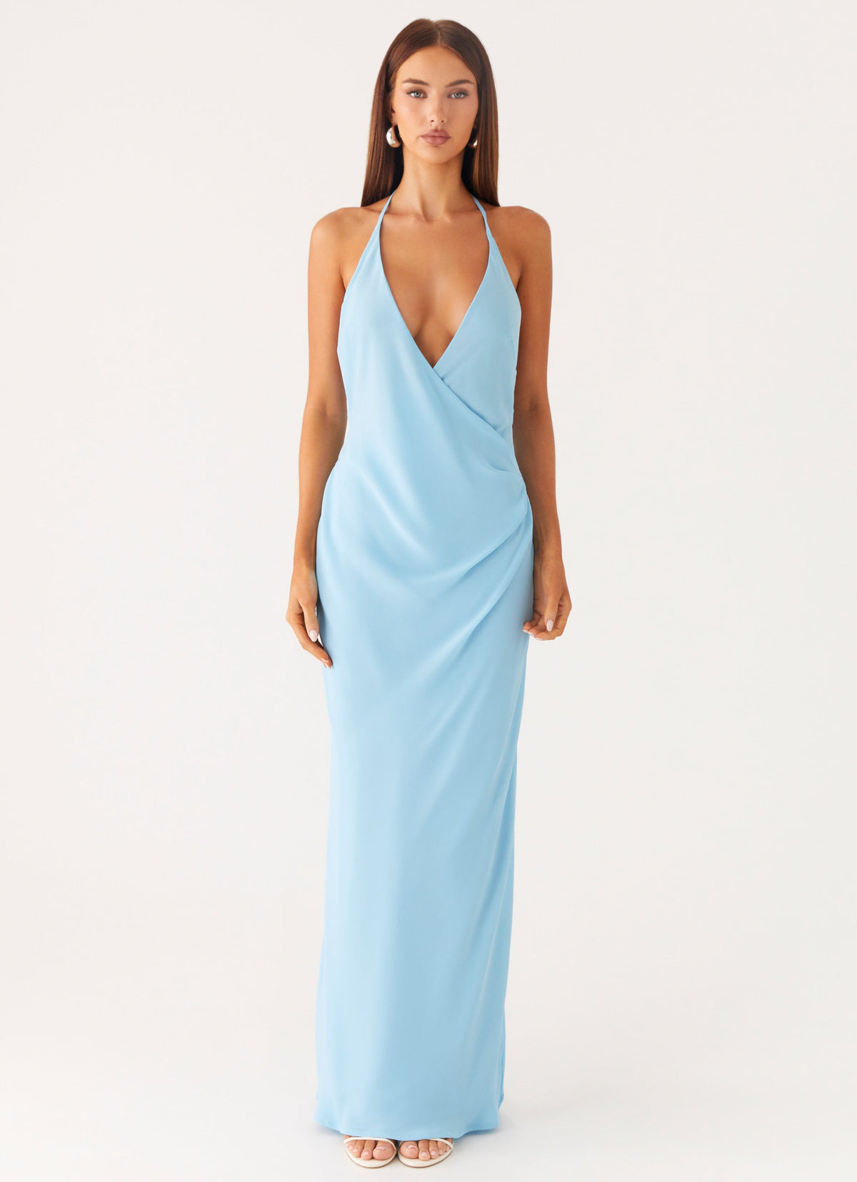 Just A Kiss Cowl Maxi Dress