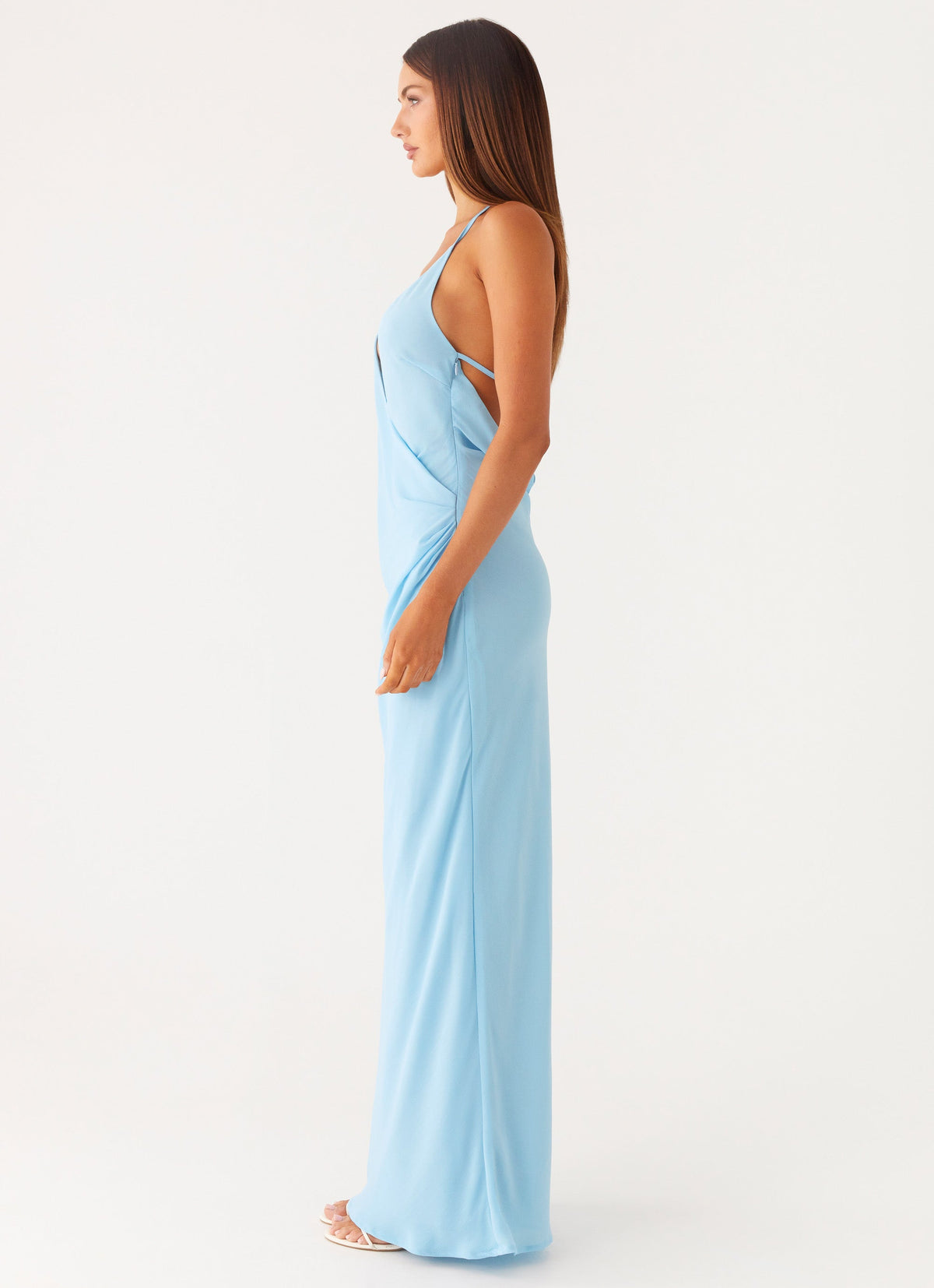Just A Kiss Cowl Maxi Dress