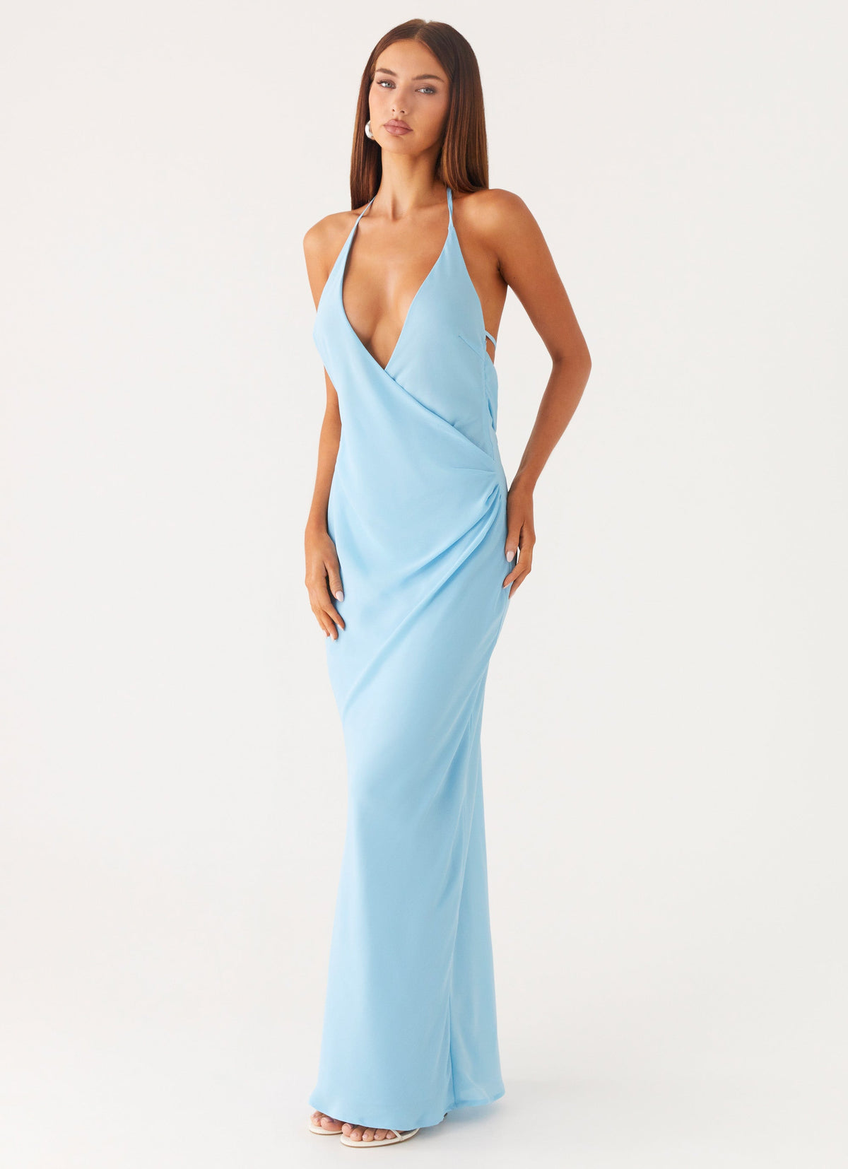 Just A Kiss Cowl Maxi Dress