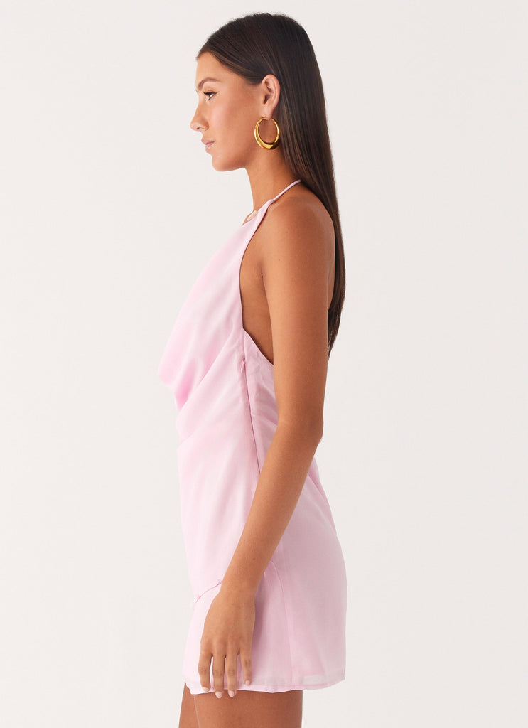 Just for Love Mini Dress - Baby Pink Baby Pink / US 18 Just for Love Mini Dress - Baby Pink Baby Pink / US 18