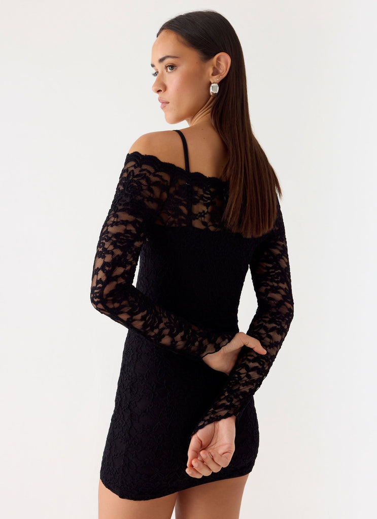 Just This Once Lace Mini Dress