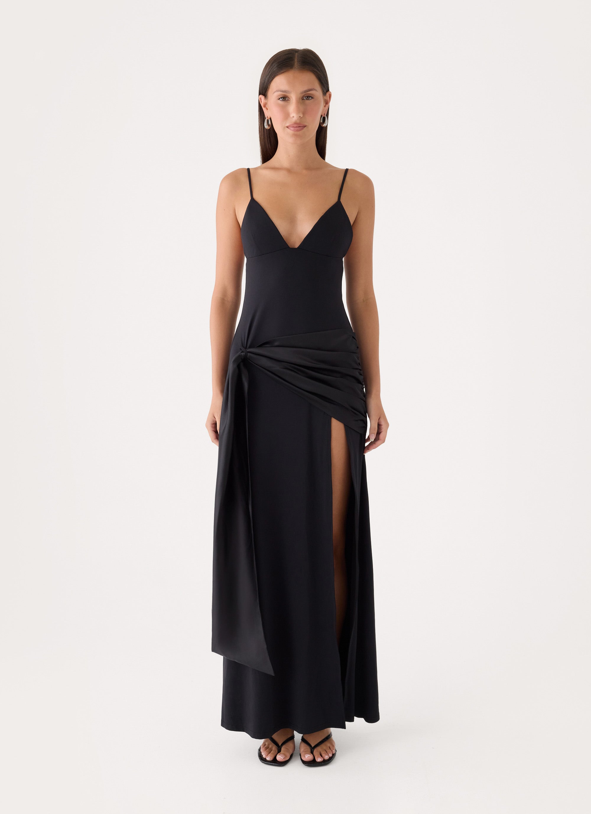Kaedyn Maxi Dress - Black – Peppermayo US