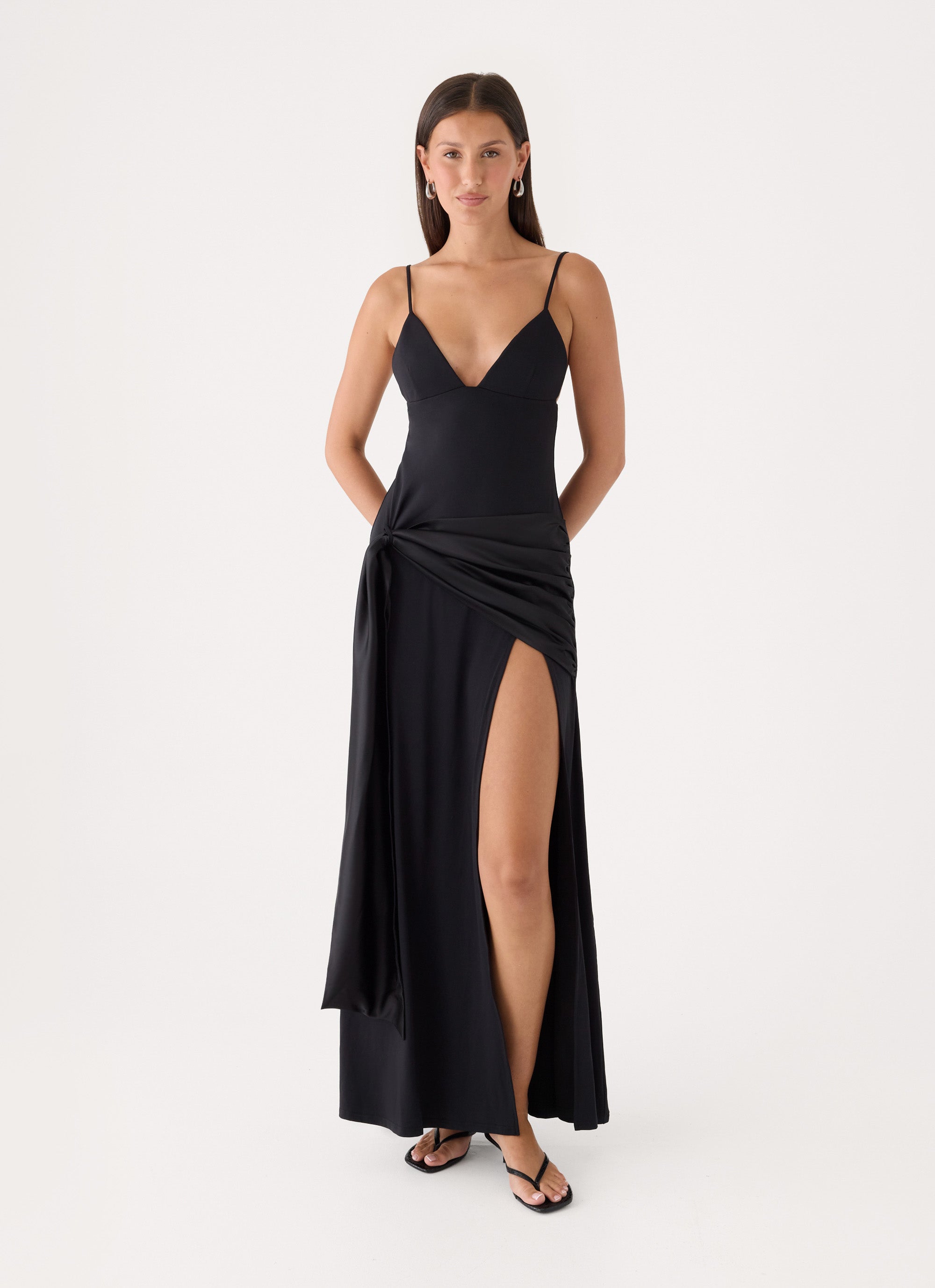 Kaedyn Maxi Dress - Black – Peppermayo US