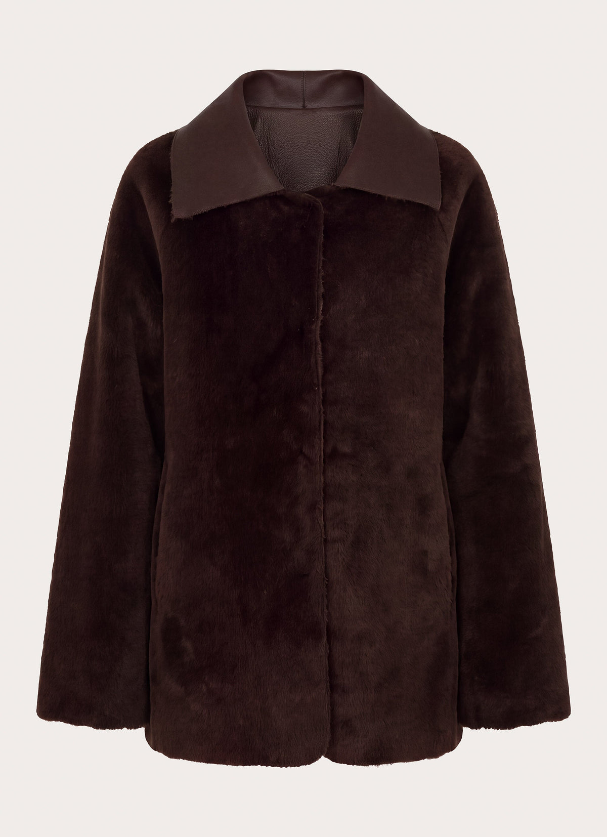 Kaelyn Reversible Jacket - Dark Chocolate