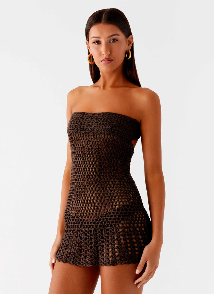 Kaiane Strapless Crochet Mini Dress Kaiane Strapless Crochet Mini Dress