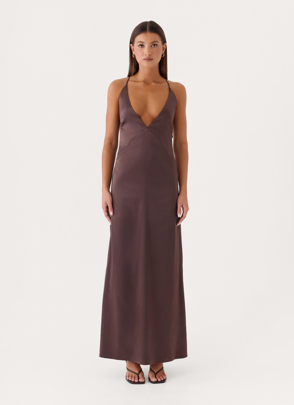 Kallie Maxi Dress - Chocolate