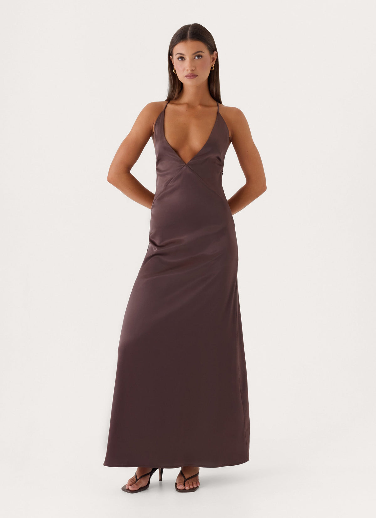 Kallie Maxi Dress - Chocolate