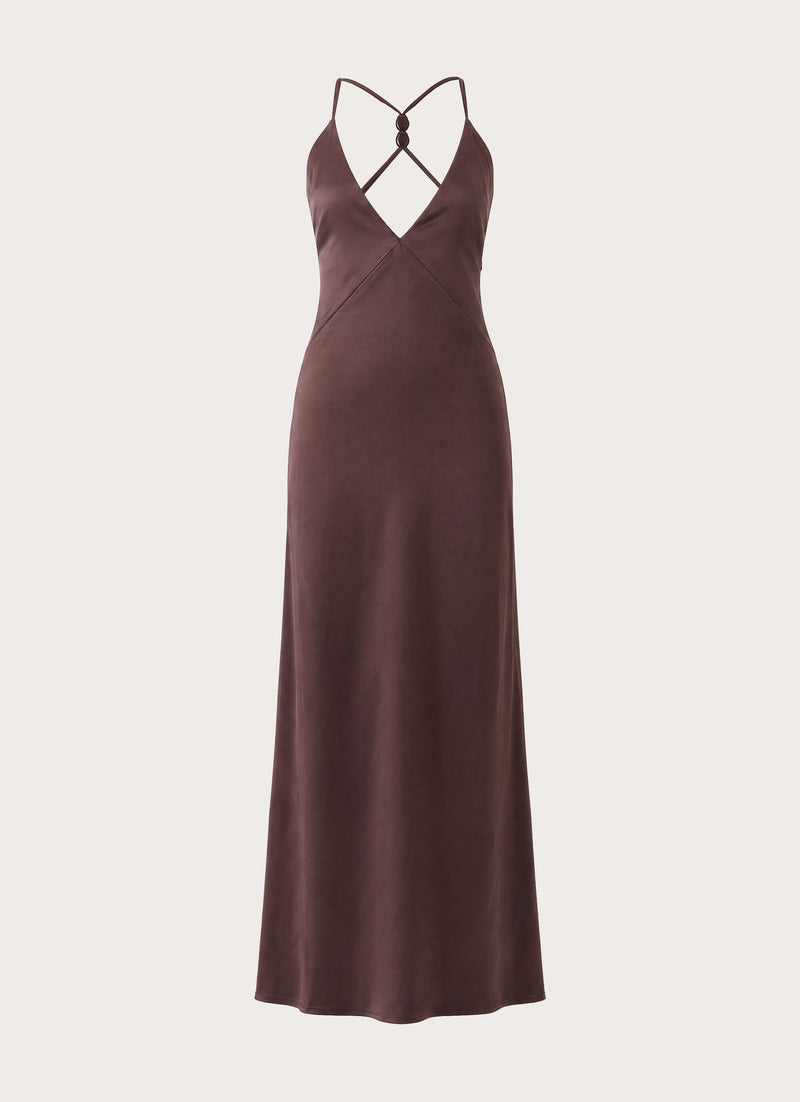 Kallie Maxi Dress - Chocolate