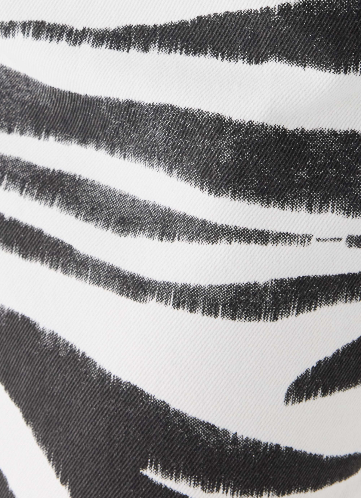 Kamili Low Rise Midi Skirt - Zebra
