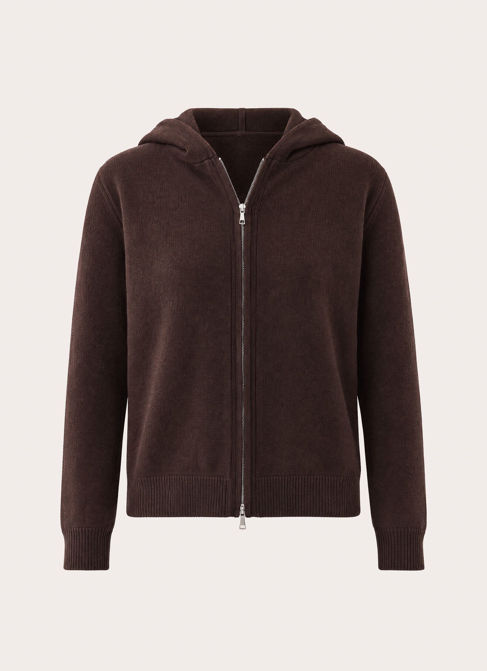 Karina Knit Zip Jumper - Brown – Peppermayo US