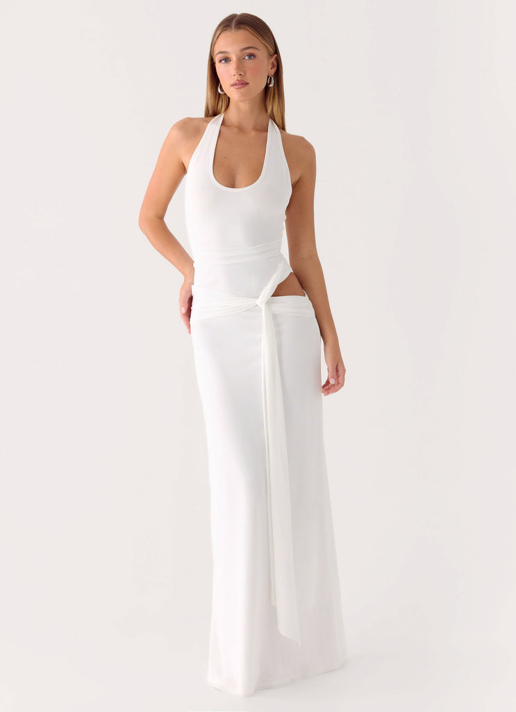 carisia maxi dress carisia maxi dress Carina Solid Maxi Dress Blue / XL